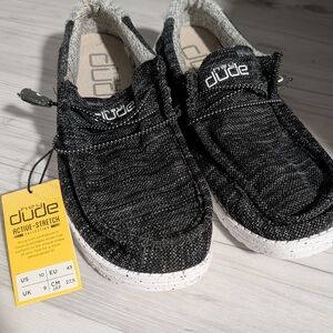 Hey Dude Kids Charcoal Moccasins
